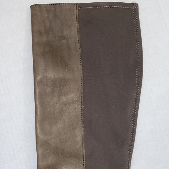 Seychelles pull on stretch leather high boot size 6 gray - Picture 3 of 8